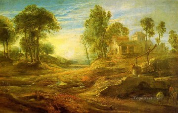 水飲み場のある風景 ピーター・パウル・ルーベンス Oil Paintings